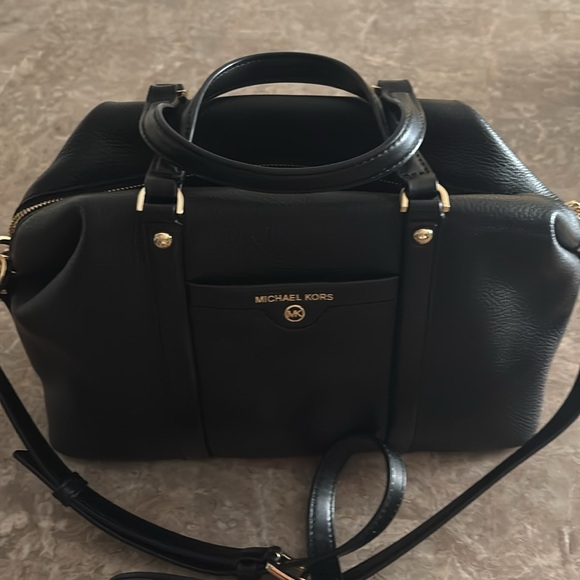 Michael Michael Kors Beck Medium Leather Satchel - Picture 5 of 11